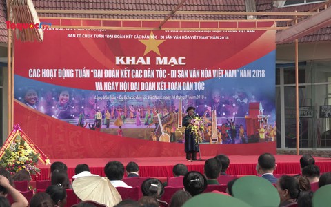 Khai mạc Tuần “Đại đoàn kết các dân tộc – Di sản văn hóa Việt Nam” năm 2018