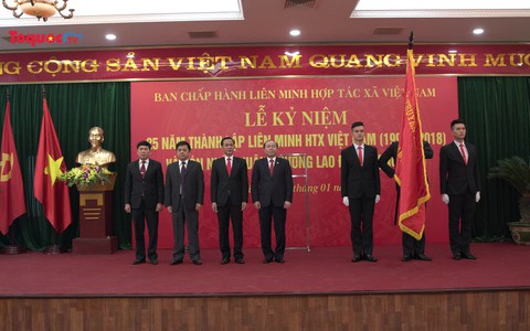 Liên minh HTX Việt Nam kỷ niệm 25 năm ngày thành lập và đón nhận Huân chương Lao động hạng Nhất