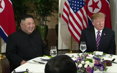 Bữa tối đầu tiên giữa hai nhà lãnh đạo Mỹ - Triều Tiên tại Hà Nội