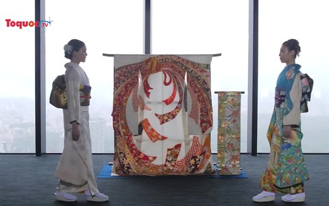 Kimono dành riêng cho Việt Nam xuất hiện trong dự án Olympic