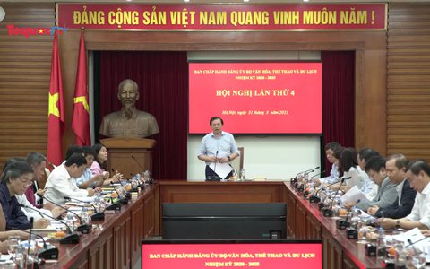 Bộ VHTTDL tổ chức Hội nghị Ban chấp hành Đảng bộ lần thứ 4