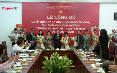 Trường ĐH Mỹ thuật Việt Nam ra mắt Hội đồng trường nhiệm kỳ 2021 – 2026