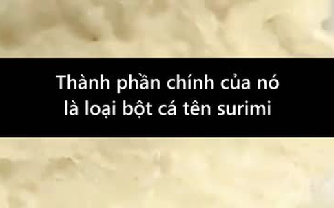 Bên trong món thịt cua khi ăn sushi thực chất là gì?