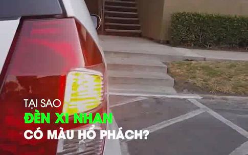 Tại sao đèn xi nhan có màu hổ phách?