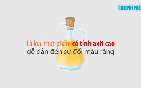 Tránh những loại thức ăn này, nếu không muốn răng vàng khè