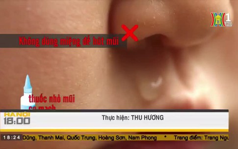 Xử trí khi trẻ bị nghẹt mũi