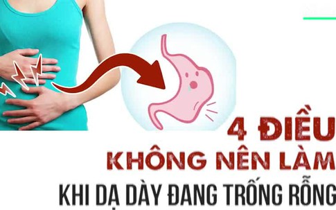 4 điều không nên làm khi dạ dày đang trống rỗng