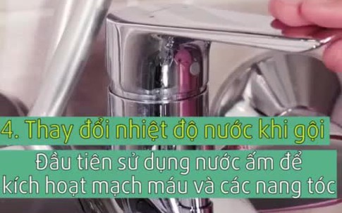 Những lưu ý khi gội đầu để tóc luôn hoàn hảo