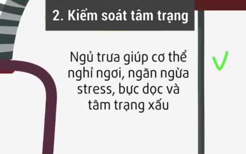 Vì sao bạn nên ngủ trưa mỗi ngày?