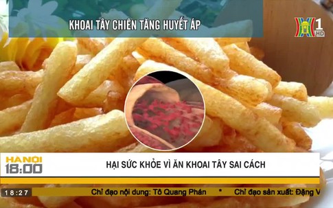 Hại sức khỏe vì ăn khoai tây sai cách