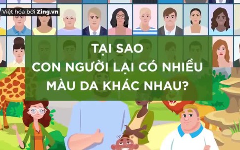 Tại sao con người có nhiều màu da khác nhau?