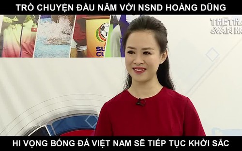 NSND Hoàng Dũng: Bóng đá Việt Nam đang khiến mọi người yêu nhau hơn!