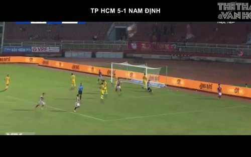 VIDEO: Highlights TP HCM 5-1 Nam Định, V League 2020 vòng 12