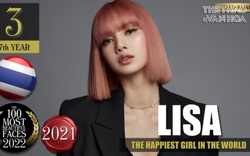 Lisa (Black Pink) mất ngôi đầu Top 100 gương mặt đẹp nhất thế giới
