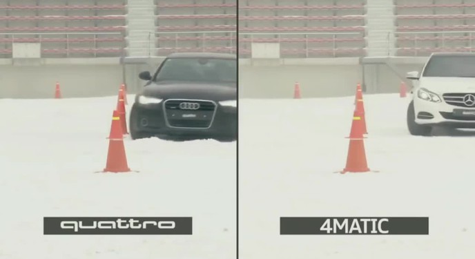 So sánh hệ dẫn động 4 bánh toàn thời gian của Audi (Quattro), BMW (X-Drive) và Mercedes-Benz (4MATIC)