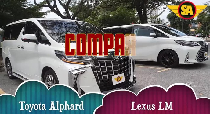 So sánh mặt đối mặt Toyota Alphard và Lexus LM