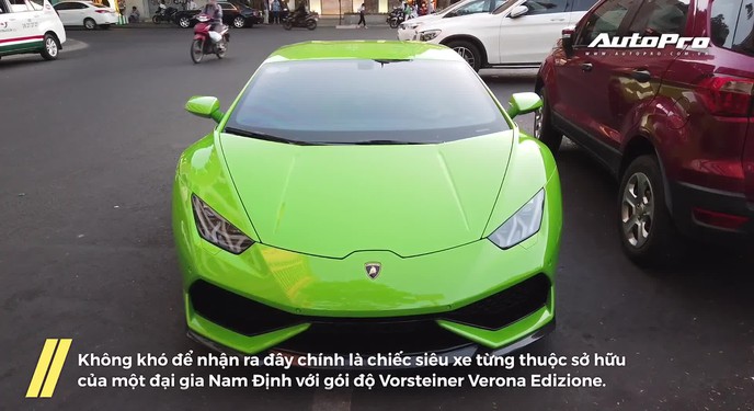 Chán decal màu sắc, Lamborghini Huracan từng của đại gia Nam Định trở về màu xanh cốm nguyên bản