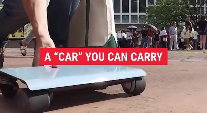 Đây là chiếc 'xe hơi' mà bạn có thể mang theo bên mình