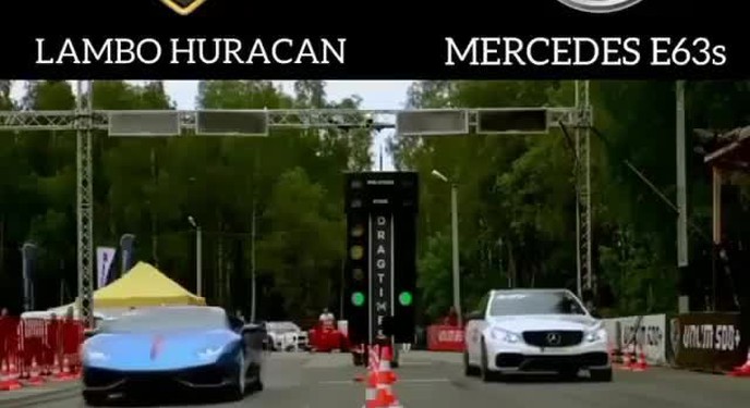 Lamborghini Huracan so tài với Mercedes E63S và cái kết bất ngờ