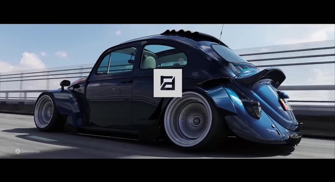 Chiêm ngưỡng vẻ đẹp của chiếc Volkswagen Beetle với gói độ wide body cực hầm hố