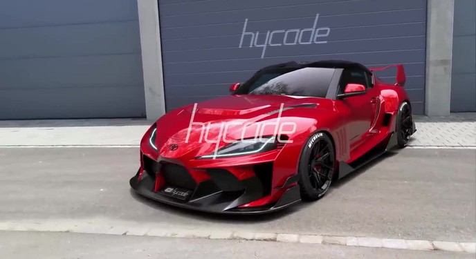 Toyota Supra hóa xe đua sau bản độ khủng của Hycade