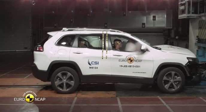 Jeep Cherokee 2019 thử nghiệm an toàn