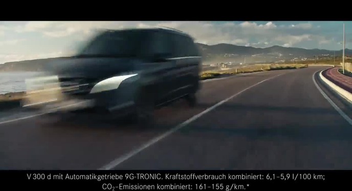 Video quảng cáo Mercedes-Benz V-Class thế hệ mới