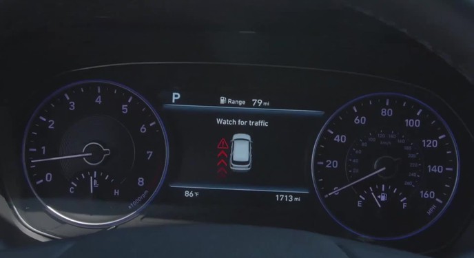 Hệ thống cảnh báo người dùng ra khỏi xe trên Hyundai Palisade