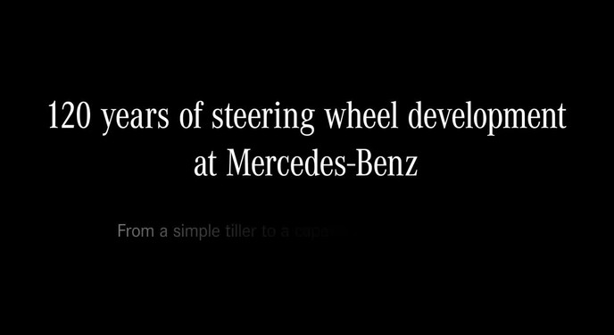 Lịch sử phát triển 120 năm của vô lăng xe Mercedes-Benz