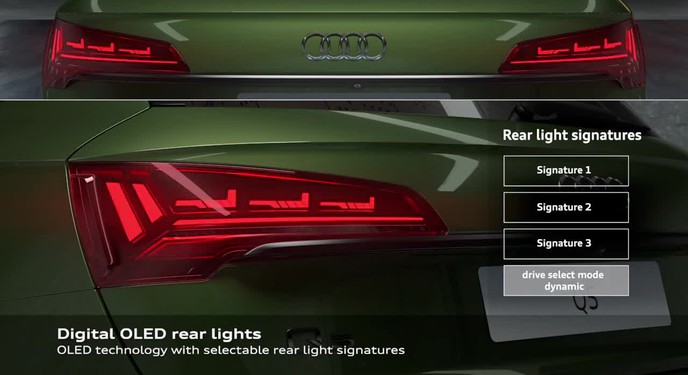 Công nghệ đèn OLED trên Audi Q5 2021