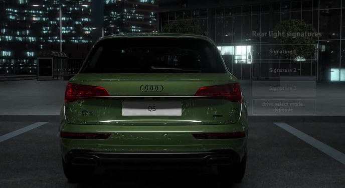 Đèn hậu OLED thông minh trên Audi Q5