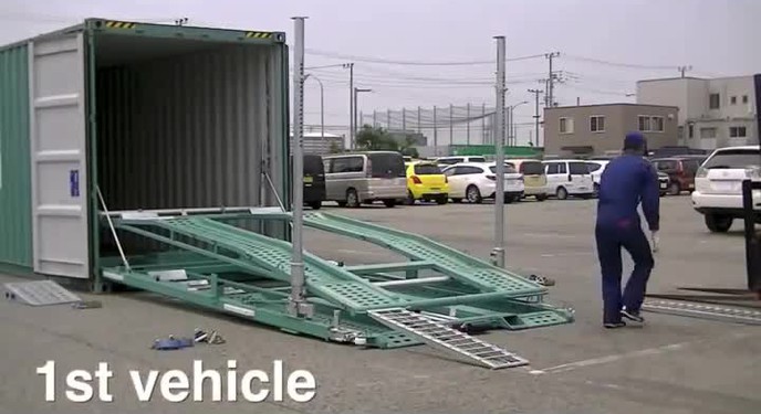 Những cách vận chuyển xe ô tô trong container
