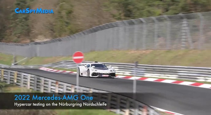 Thử xe Mercedes-AMG One Hypercar F1 ở Nürburgring