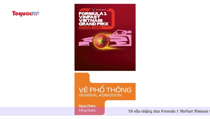 Biểu tượng văn hóa Việt được "thổi hồn" trên tấm vé F1
